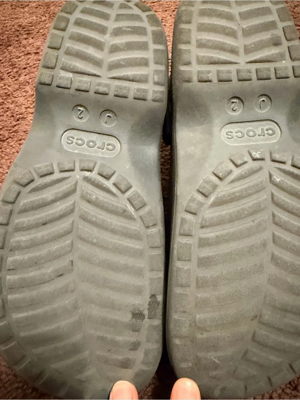 CROCS Kids Gray Glitter Classic Clog Sandals